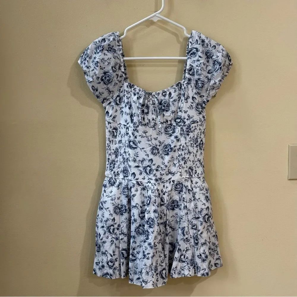 Hollister Sofia Drop Waist Bubble Skirt Dress